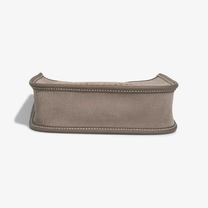 Hermès Replica Evelyne 16 Taurillon Clemence/Doblis Suede Etoupe PHW - DLF - Image 4