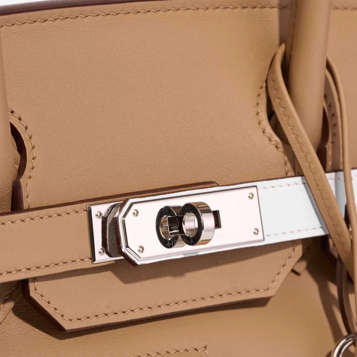 Hermès Replica Evelyne 16 Veau Grizzly/Clemence Chamois/Alezan/Gold PHW - DLF - Image 6