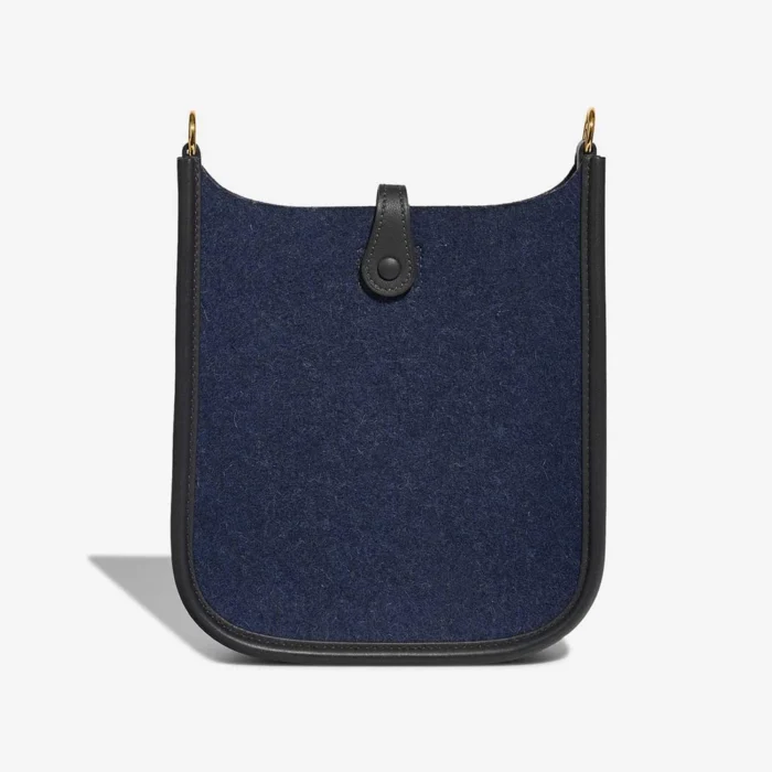 Hermès Replica Evelyne 16 Wooly/Clemence Bleu Saphir/Caban GHW - DLF - Image 3