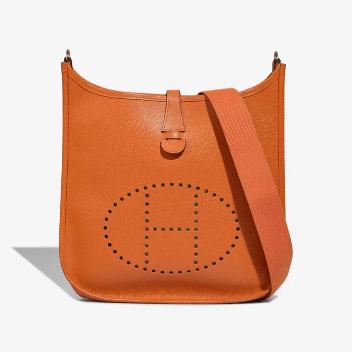 Hermès Replica Evelyne 29 Epsom Orange H PHW - DLF
