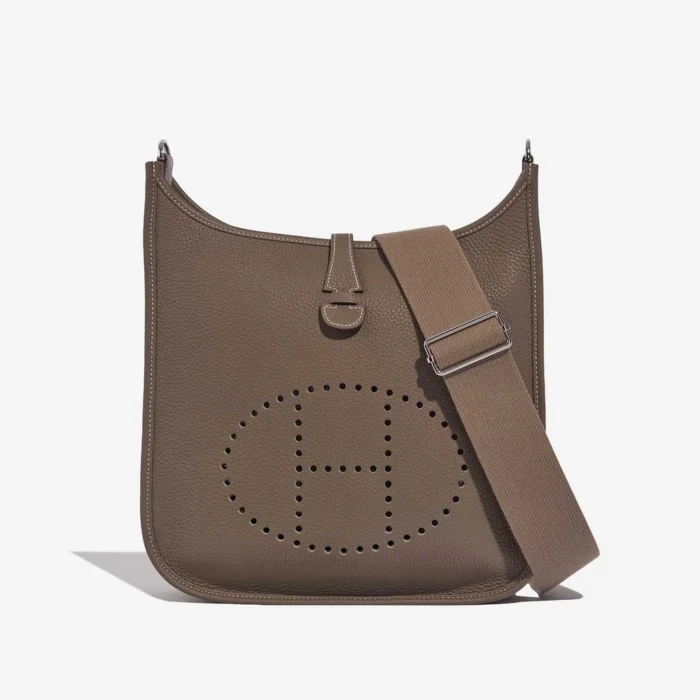 Hermès Replica Evelyne 29 Taurillon Clemence Etoupe PHW - DLF