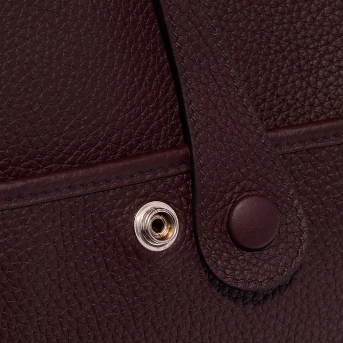 Hermès Replica Evelyne 29 Taurillon Clemence Rouge Sellier PHW - DLF - Image 6