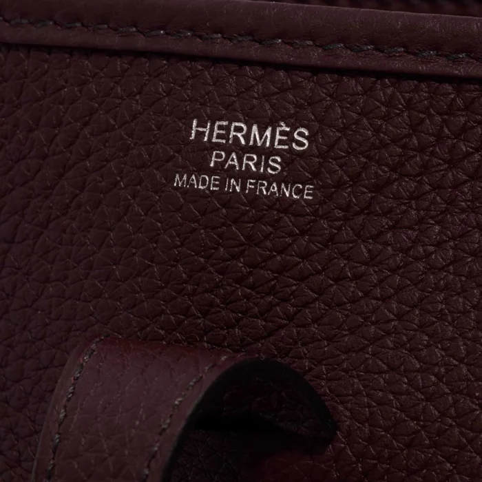 Hermès Replica Evelyne 29 Taurillon Clemence Rouge Sellier PHW - DLF - Image 5