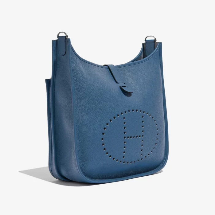 Hermès Replica Evelyne 33 Clemence Bleu Agathe PHW - DLF - Image 4