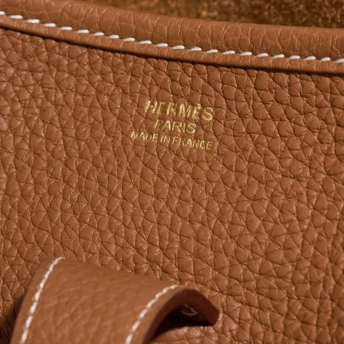 Hermès Replica Evelyne 33 Taurillon Clemence Gold GHW - DLF - Image 2