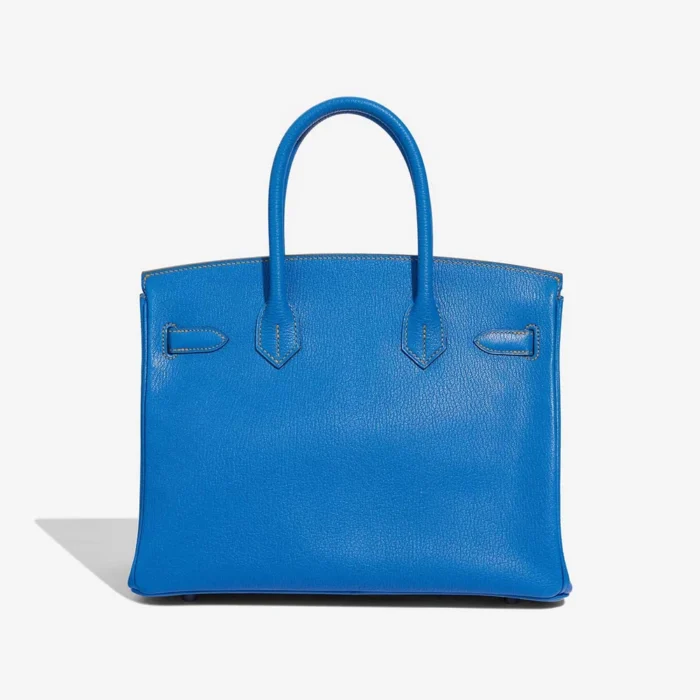 Hermès Replica HSS Birkin 30 Chevre Mysore Bleu Hydra/Jaune Ambre PHW - DLF - Image 2