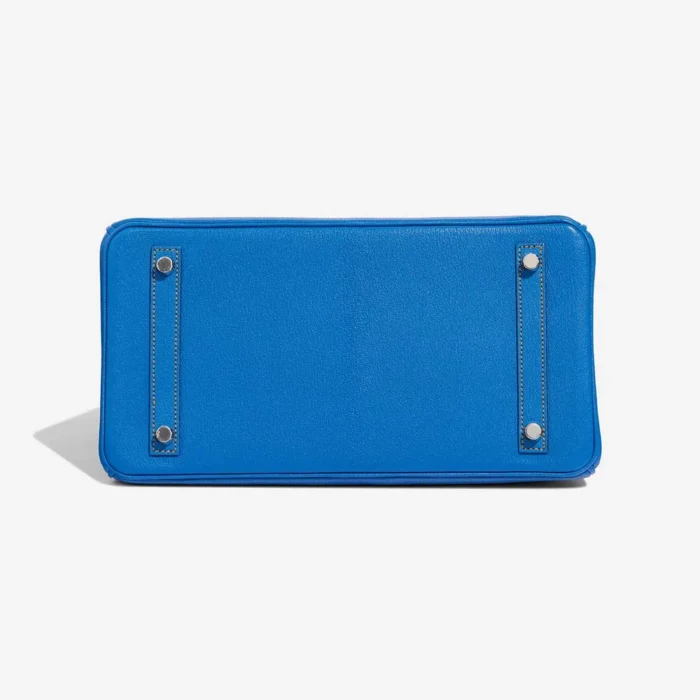 Hermès Replica HSS Birkin 30 Chevre Mysore Bleu Hydra/Jaune Ambre PHW - DLF - Image 3