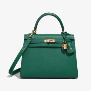 Hermès Replica HSS Kelly 25 Epsom Vert Jade/Jaune Citron PBHW - DLF