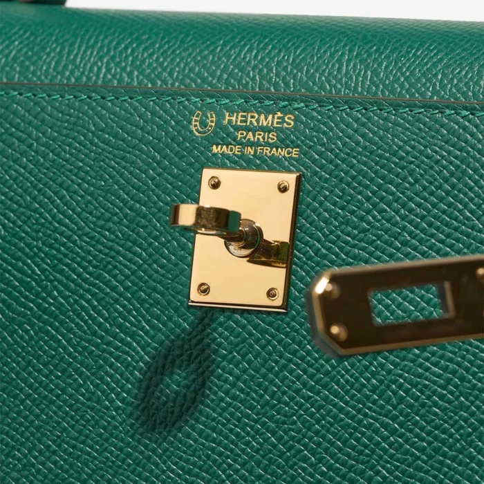 Hermès Replica HSS Kelly 25 Epsom Vert Jade/Jaune Citron PBHW - DLF - Image 6