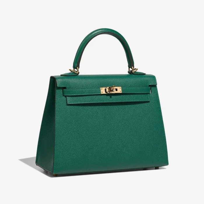 Hermès Replica HSS Kelly 25 Epsom Vert Jade/Jaune Citron PBHW - DLF - Image 4