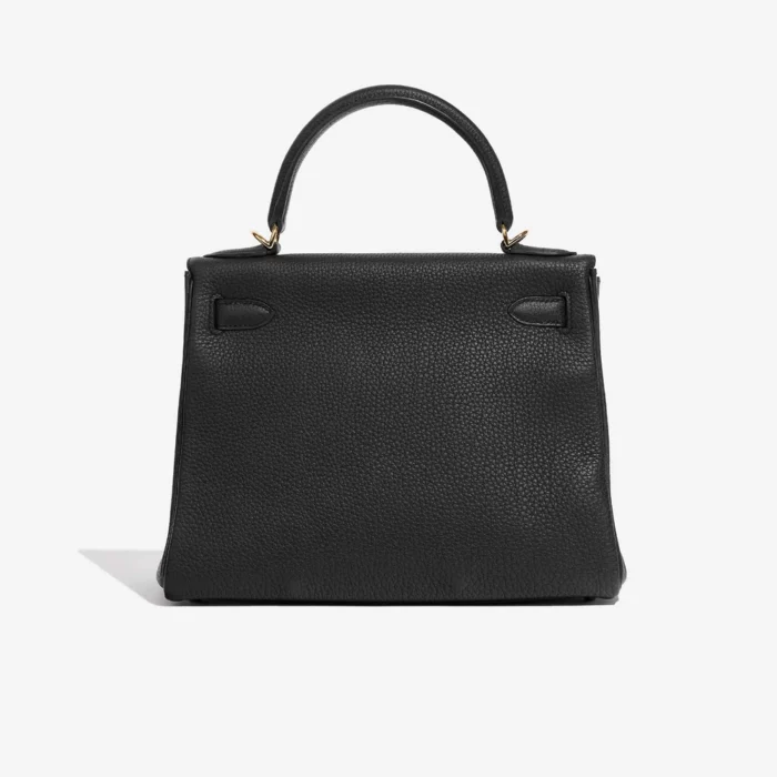 Hermès Replica HSS Kelly 28 Togo Black/Trench GHW - DLF - Image 2