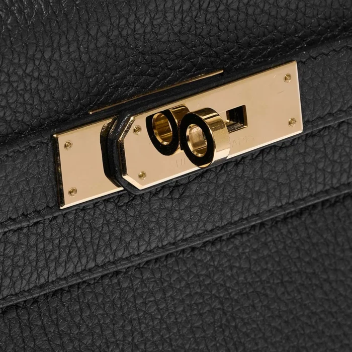 Hermès Replica HSS Kelly 28 Togo Black/Trench GHW - DLF - Image 7