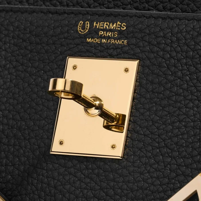 Hermès Replica HSS Kelly 28 Togo Black/Trench GHW - DLF - Image 6