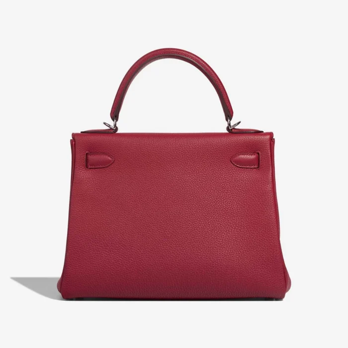 Hermès Replica HSS Kelly 28 Togo Rouge Grenat/Gris Asphalt GHW - DLF - Image 2
