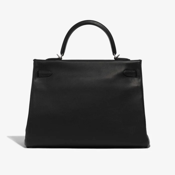 Hermès Replica HSS Kelly 35 Swift Black/Gris Mouette PHW - DLF - Image 2