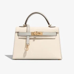 Hermès Replica HSS Mini Kelly Chevre Mysore Nata/Gris Perle PBHW – DLF