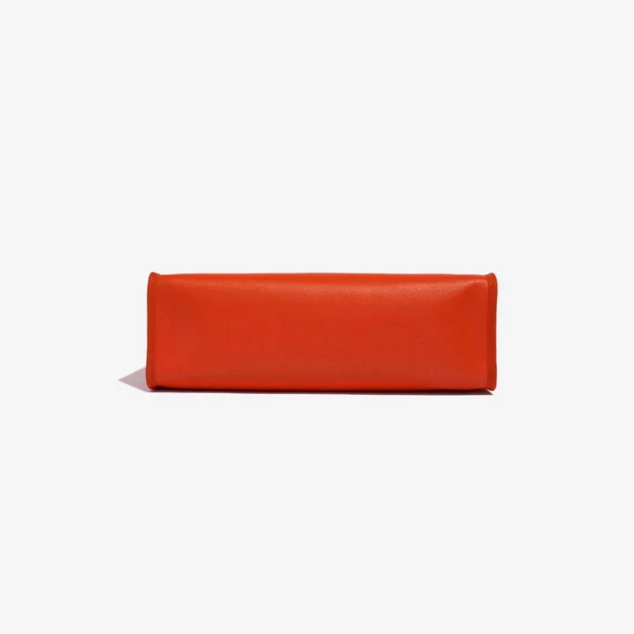 Hermès Replica Herbag 31 Vache Hunter/Coated Toile Orange/Mecano/Fauve/Ecru PHW - DLF - Image 3