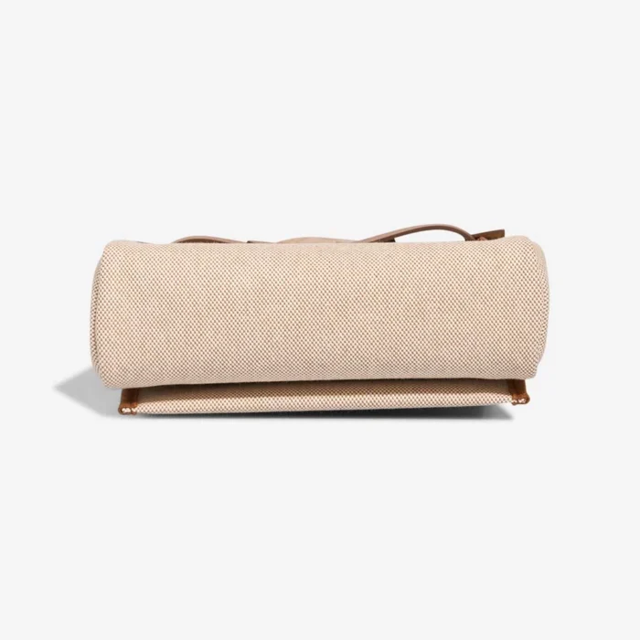 Hermès Replica Herbag Mini Vache Hunter/Toile H Beige/Fauve/Ecru GHW - DLF - Image 3