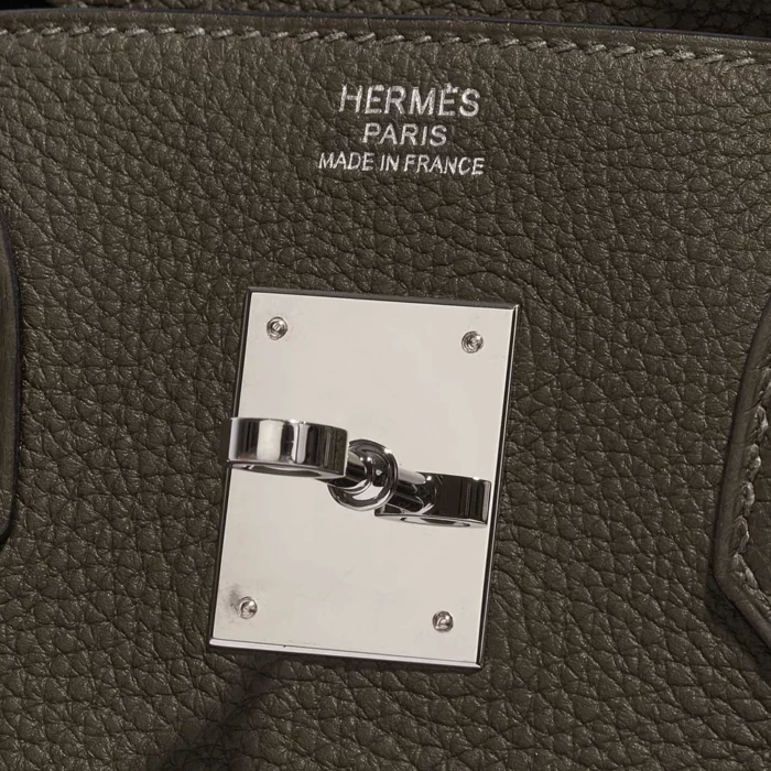 Hermès Replica Hermes Birkin 30 Togo Vert Maquis PHW - DLF - Image 6