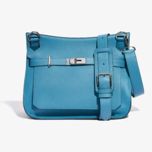 Hermès Replica Jypsière 34 Taurillon Clemence Turquoise PHW