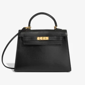 Hermès Replica Kelly 15 Box Black GHW – DLF