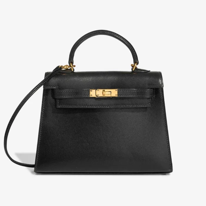 Hermès Replica Kelly 15 Box Black GHW – DLF