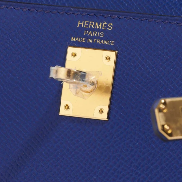 Hermès Replica Kelly 25 Epsom Bleu Royal GHW - DLF - Image 5