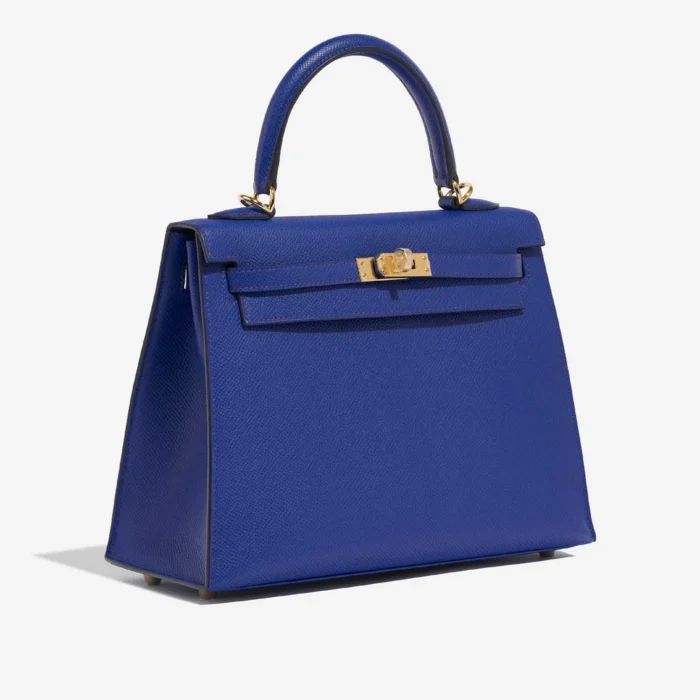 Hermès Replica Kelly 25 Epsom Bleu Royal GHW - DLF - Image 4
