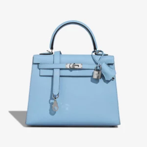 Hermès Replica Kelly 25 Epsom Celeste PHW - DLF