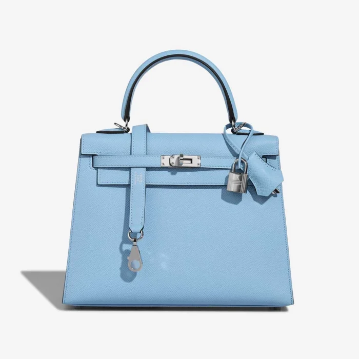 Hermès Replica Kelly 25 Epsom Celeste PHW - DLF