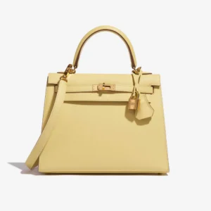 Hermès Replica Kelly 25 Epsom Jaune Poussin GHW | DLF
