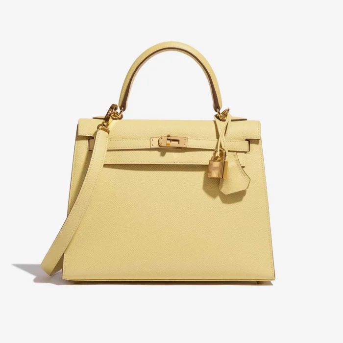 Hermès Replica Kelly 25 Epsom Jaune Poussin GHW | DLF