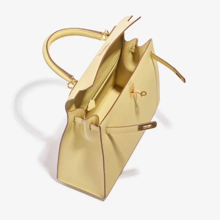 Hermès Replica Kelly 25 Epsom Jaune Poussin GHW - DLF - Image 5