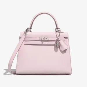 Hermès Replica Kelly 25 Epsom Mauve Pale PHW - Direct Luxury Fashion