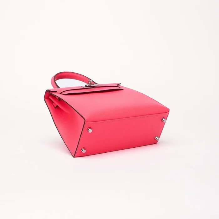 Hermès Replica Kelly 25 Epsom Rose Azalee PHW - Replica Handbags - Image 3