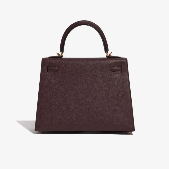 Hermès Replica Kelly 25 Epsom Rouge Sellier GHW - DLF - Image 2