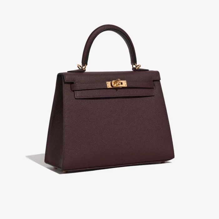 Hermès Replica Kelly 25 Epsom Rouge Sellier GHW - DLF - Image 4