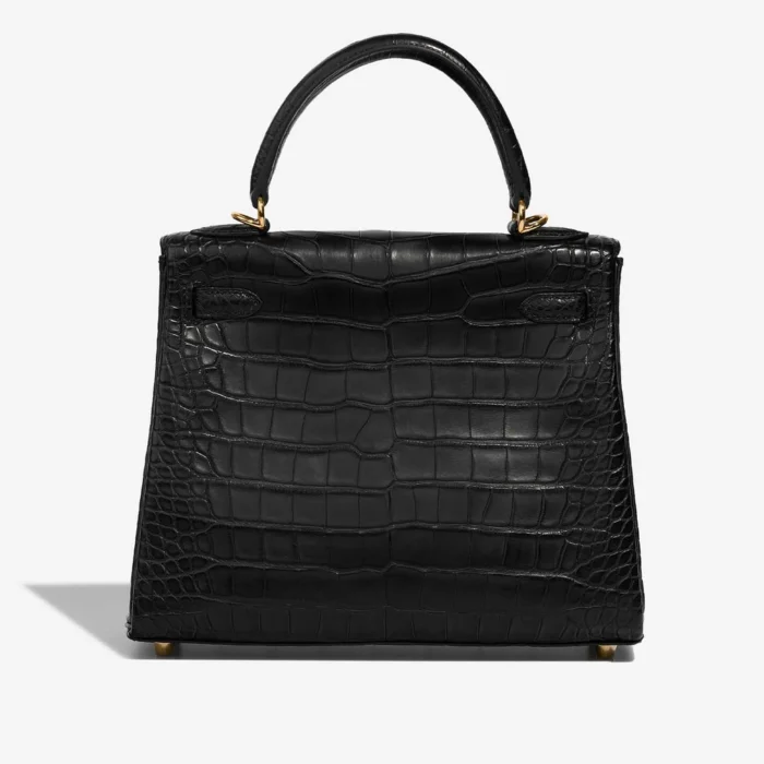 High-End Hermès Inspired Kelly 28 Togo Bleu Paon GHW - Direct Luxury Fashion - Image 2