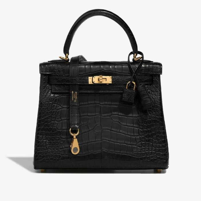 High-End Hermès Inspired Kelly 28 Togo Bleu Paon GHW | DLF