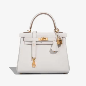 Hermès Replica Kelly 25 Swift Gris Pale GHW - DLF