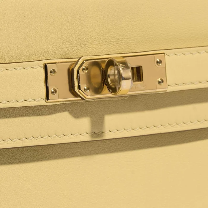 Hermès Replica Kelly 25 Swift Jaune Poussin GHW - DLF - Image 7