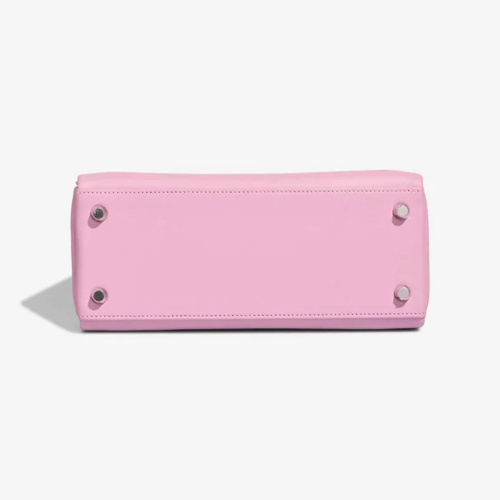 Hermès Replica Kelly 25 Swift Mauve Sylvestre PHW - DLF - Image 3