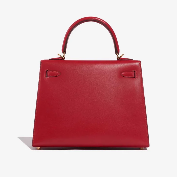 Hermès Replica Kelly 25 Tadelakt Rouge Vif GHW - DLF - Image 2