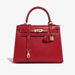 Hermès Replica Kelly 25 Tadelakt Rouge Vif GHW – DLF