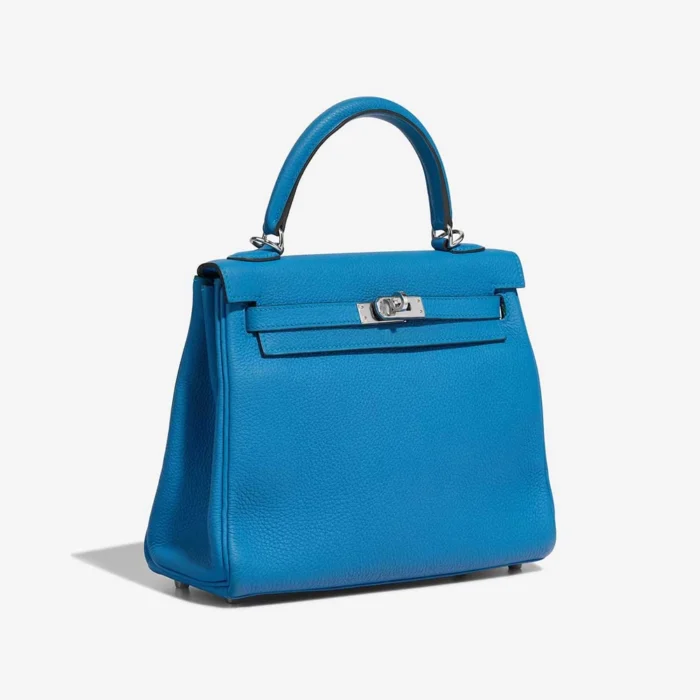 Hermès Replica Kelly 25 Togo Bleu Zanzibar PHW - DLF - Image 4
