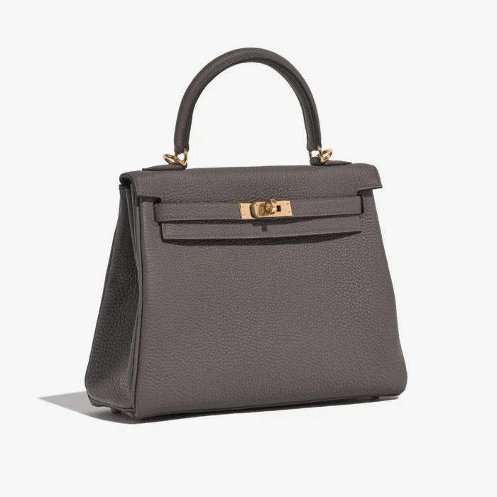 Hermès Replica Kelly 25 Togo Gris etain GHW - DLF - Image 4