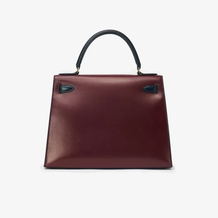 Hermès Replica Kelly 28 Box Tricolor GHW - Replica Handbags - Image 2