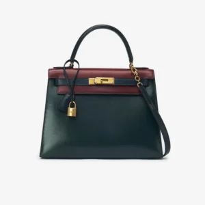 Hermès Replica Kelly 28 Box Tricolor GHW | Direct Luxury