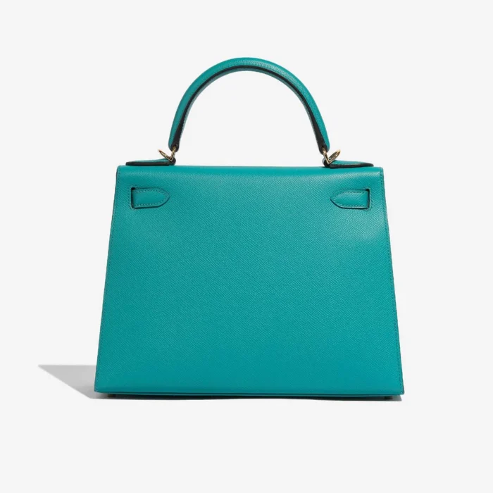 Hermès Replica Kelly 28 Epsom Blue Paon GHW - DLF - Image 2