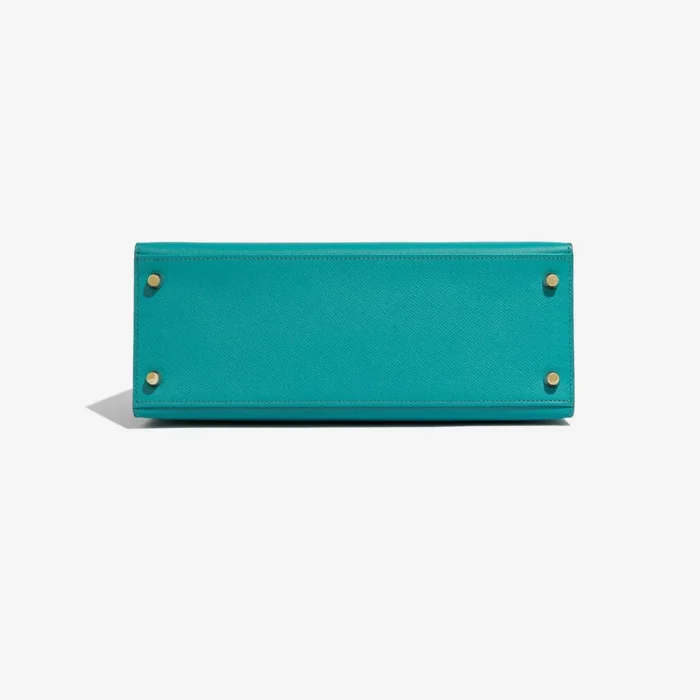 Hermès Replica Kelly 28 Epsom Blue Paon GHW - DLF - Image 3
